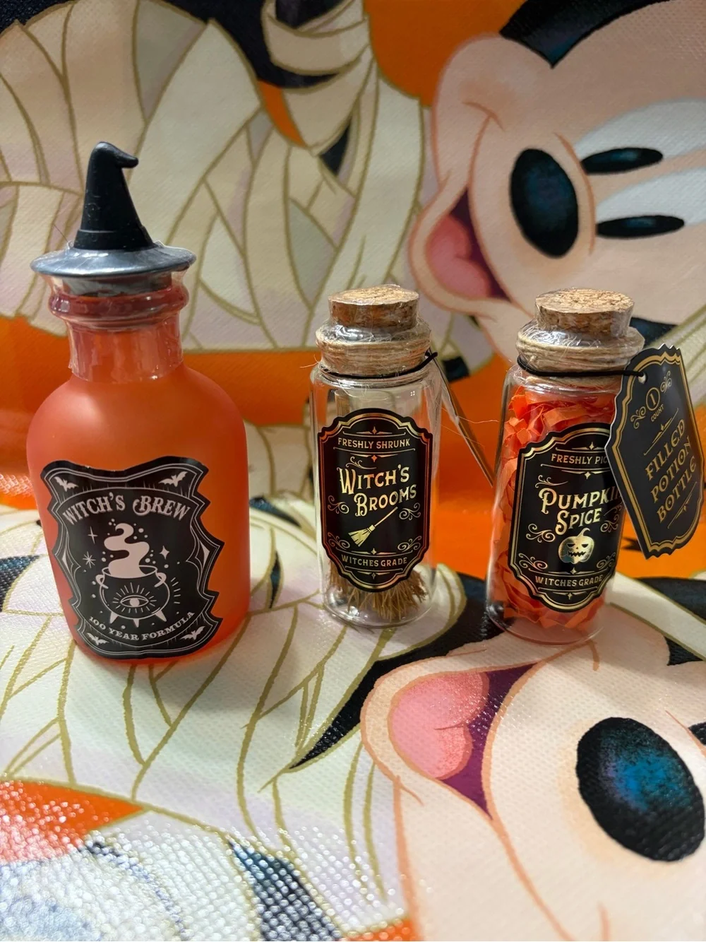 Target Halloween Ceramic Ghost Canister and Potion Bottles